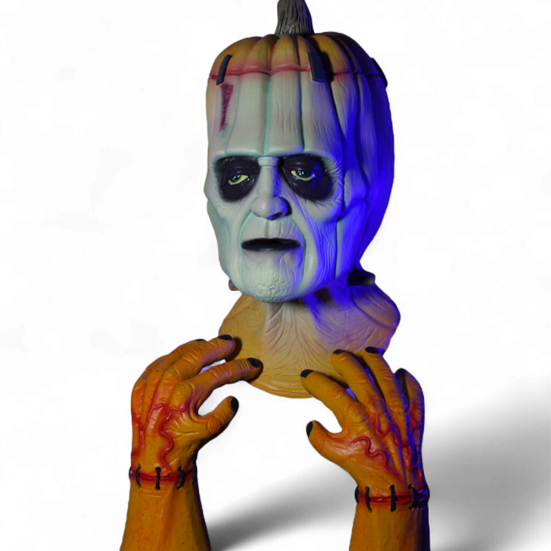 Gordon Deluxe Latex Mask and Gloves Set (Green Variant)