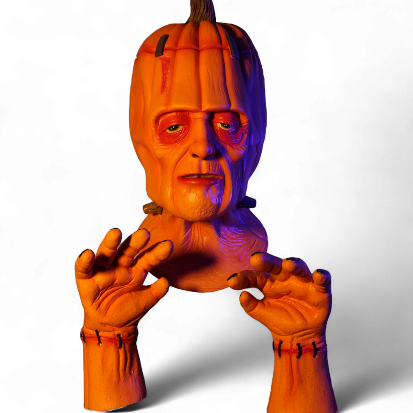 Gordon Deluxe Latex Mask and Gloves Set (Orange Variant)