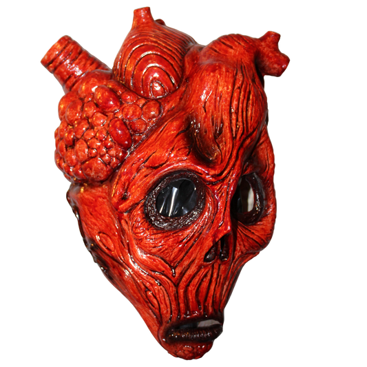 Heart Deluxe Latex Mask
